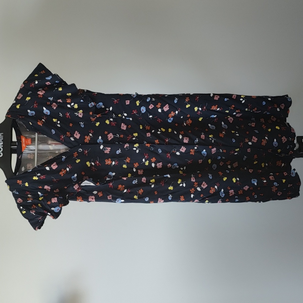 NAVY BLUE FLORAL DRESS
